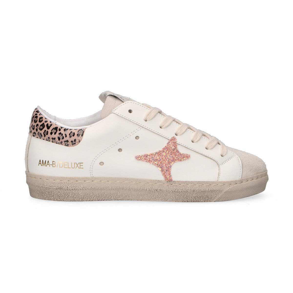 Ama Brand sneaker Snk in pelle bianca