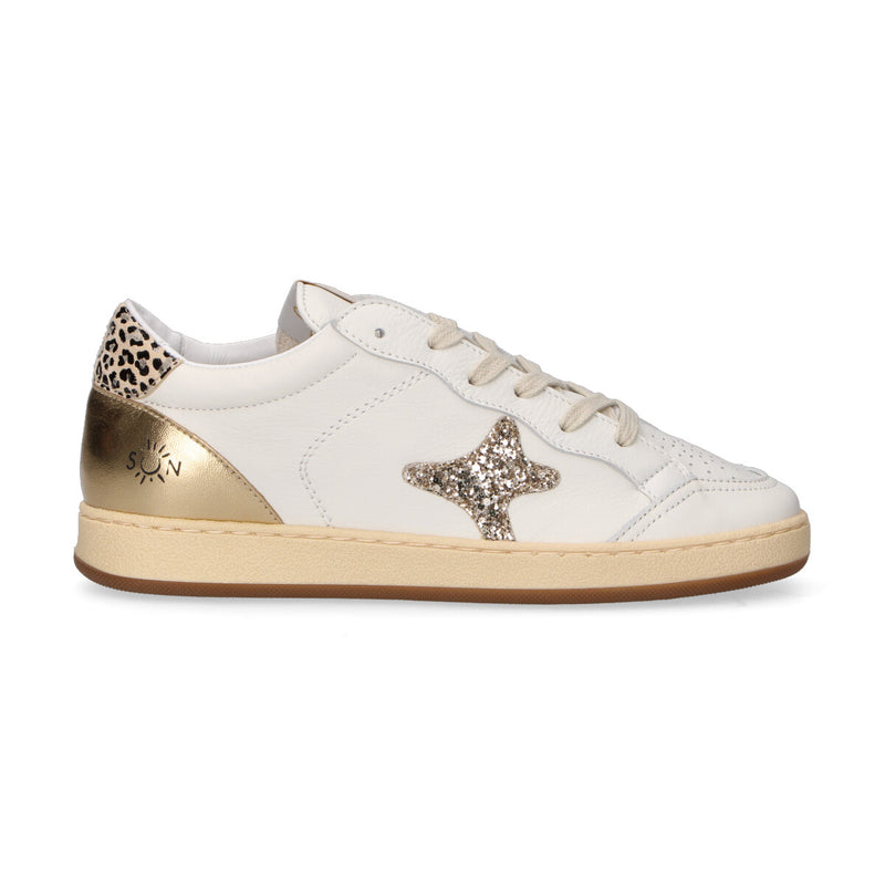 Ama Brand sneaker Sun in pelle bianca