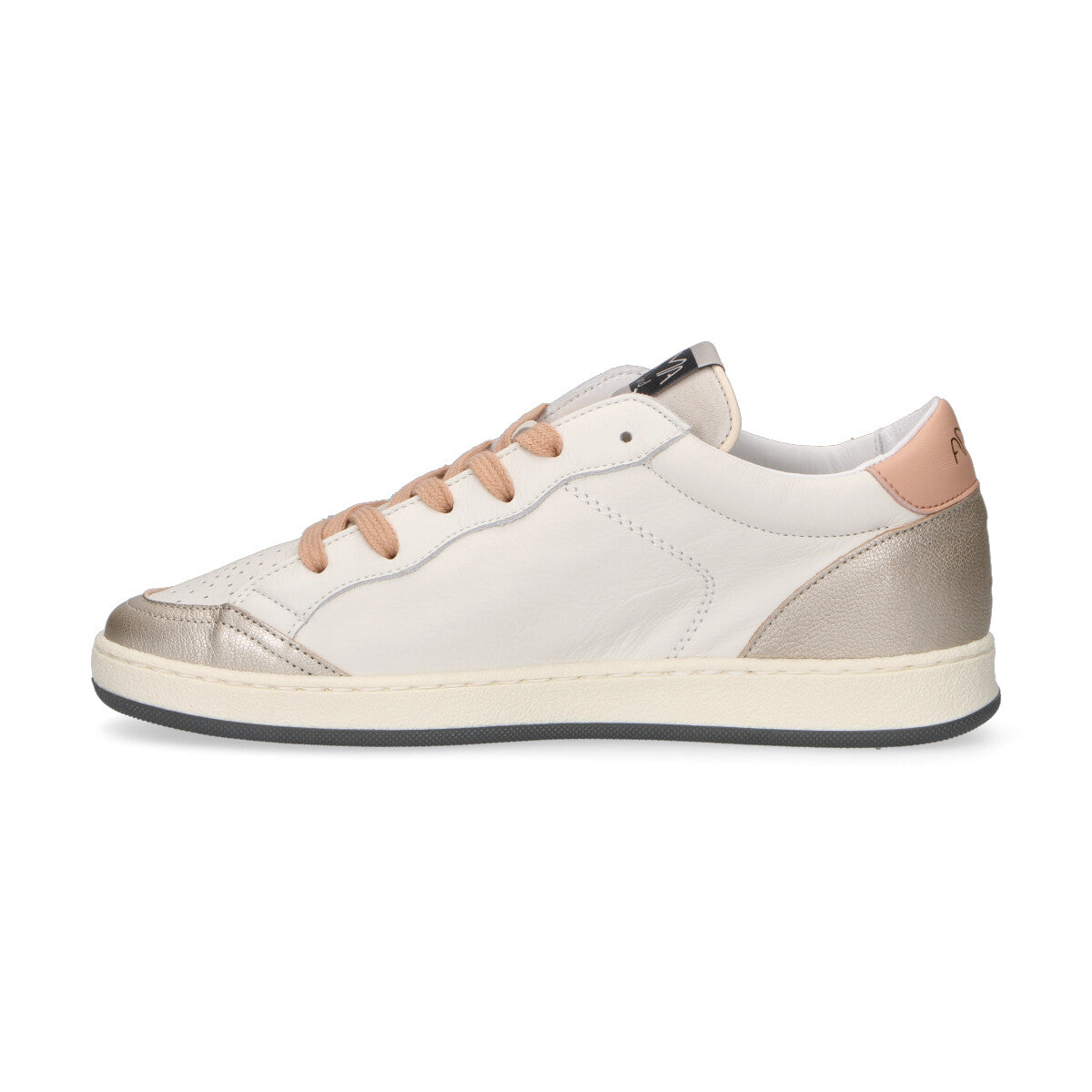 Ama Brand sneaker Sun in pelle bianca rosa