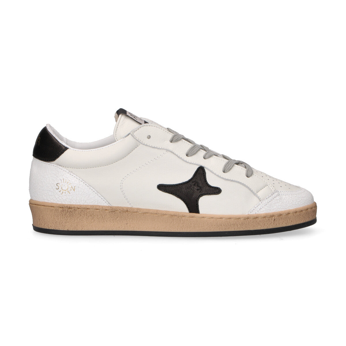 Ama Brand sneaker Sun in pelle bianca