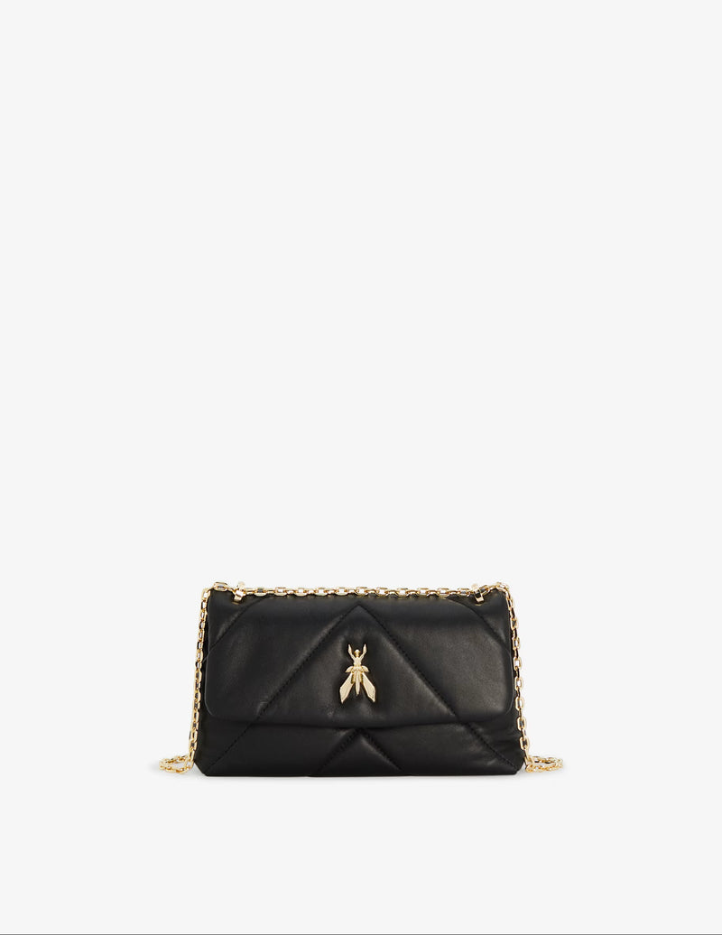 Patrizia Pepe borsa Fly Quilter in pelle nera