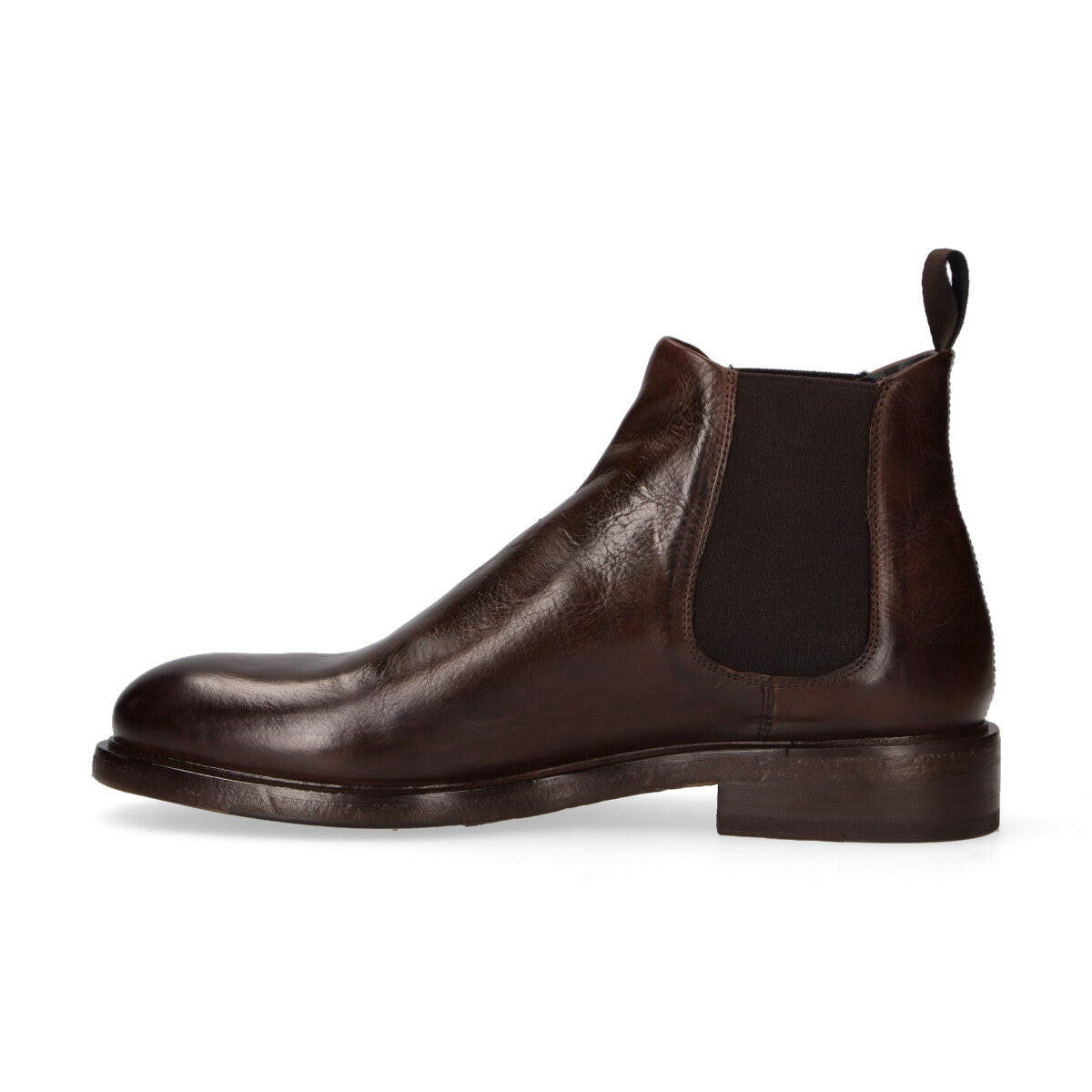 Ducanero beatles con elastici in pelle marrone