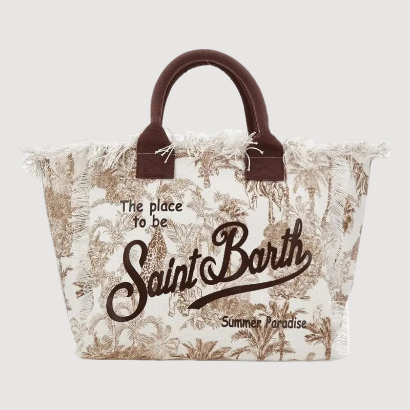Mc2 Saint Barth borsa vanity jungle oceania beige