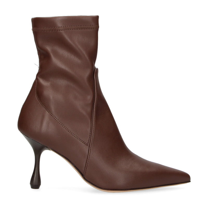 Anna F. tronchetto Strech in pelle marrone