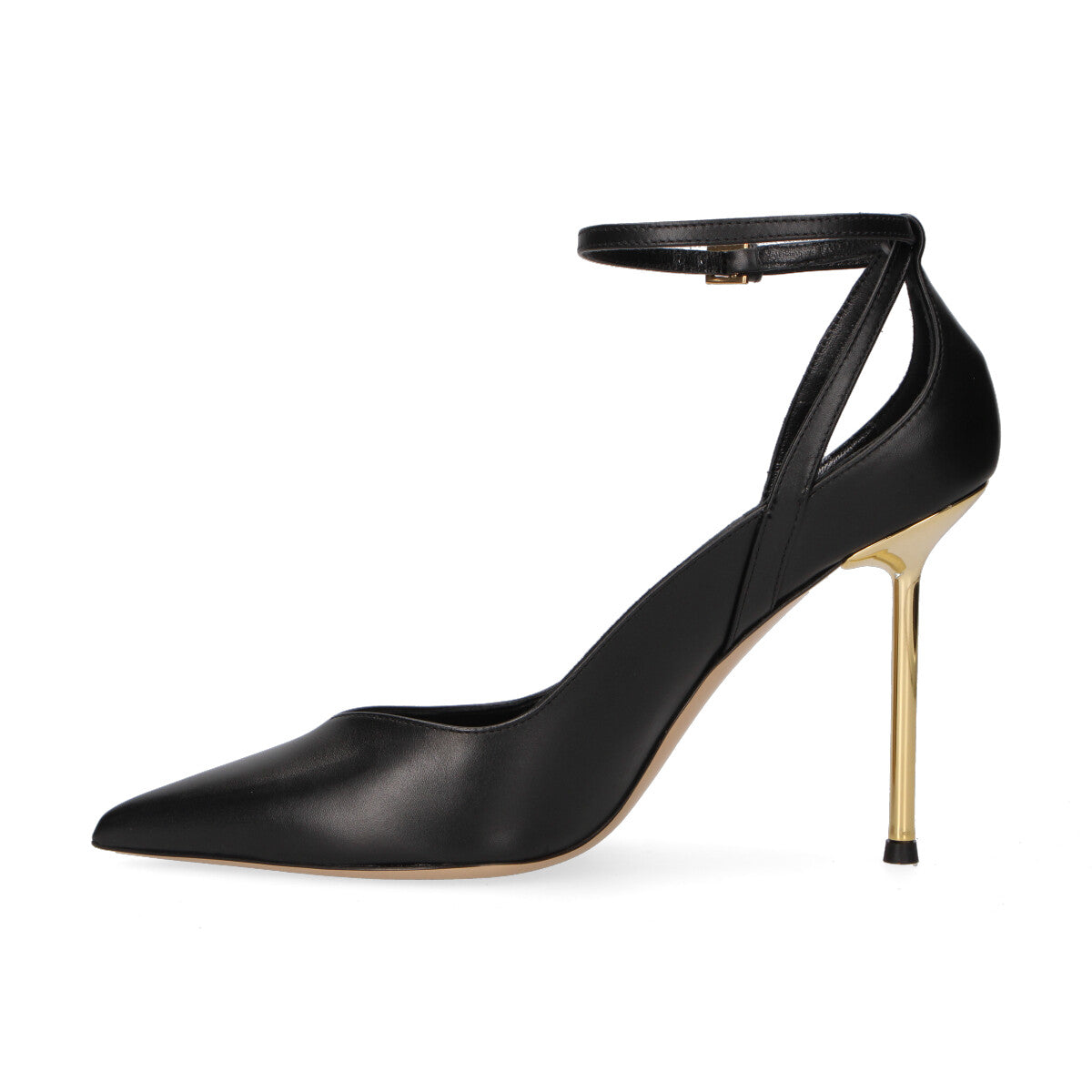 Ninalillou decolltè Helen in pelle nera