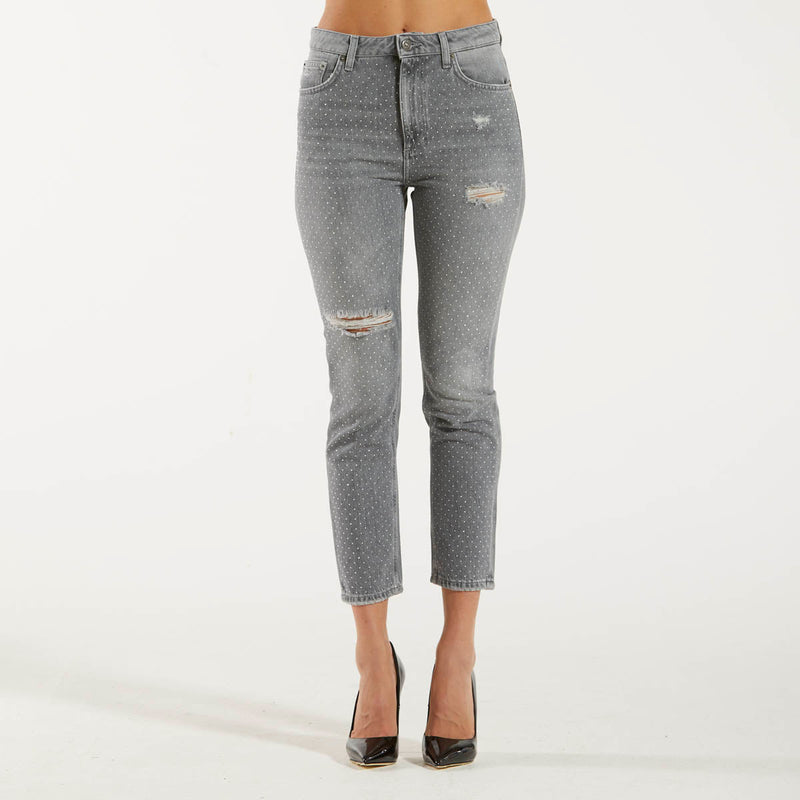 Dondup pantalone Cindy strass