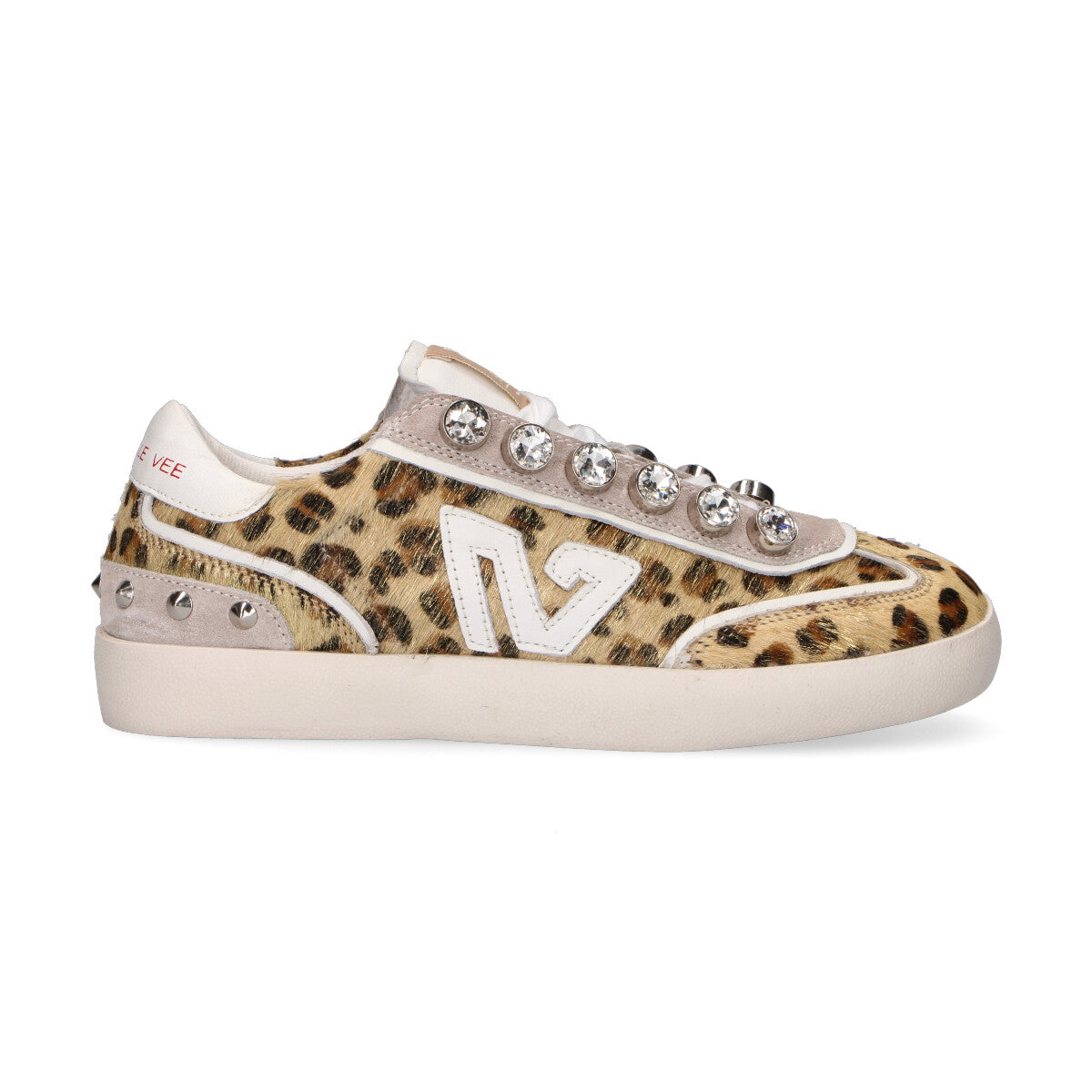 Emanuelle Vee sneaker Olivia strass cavallino