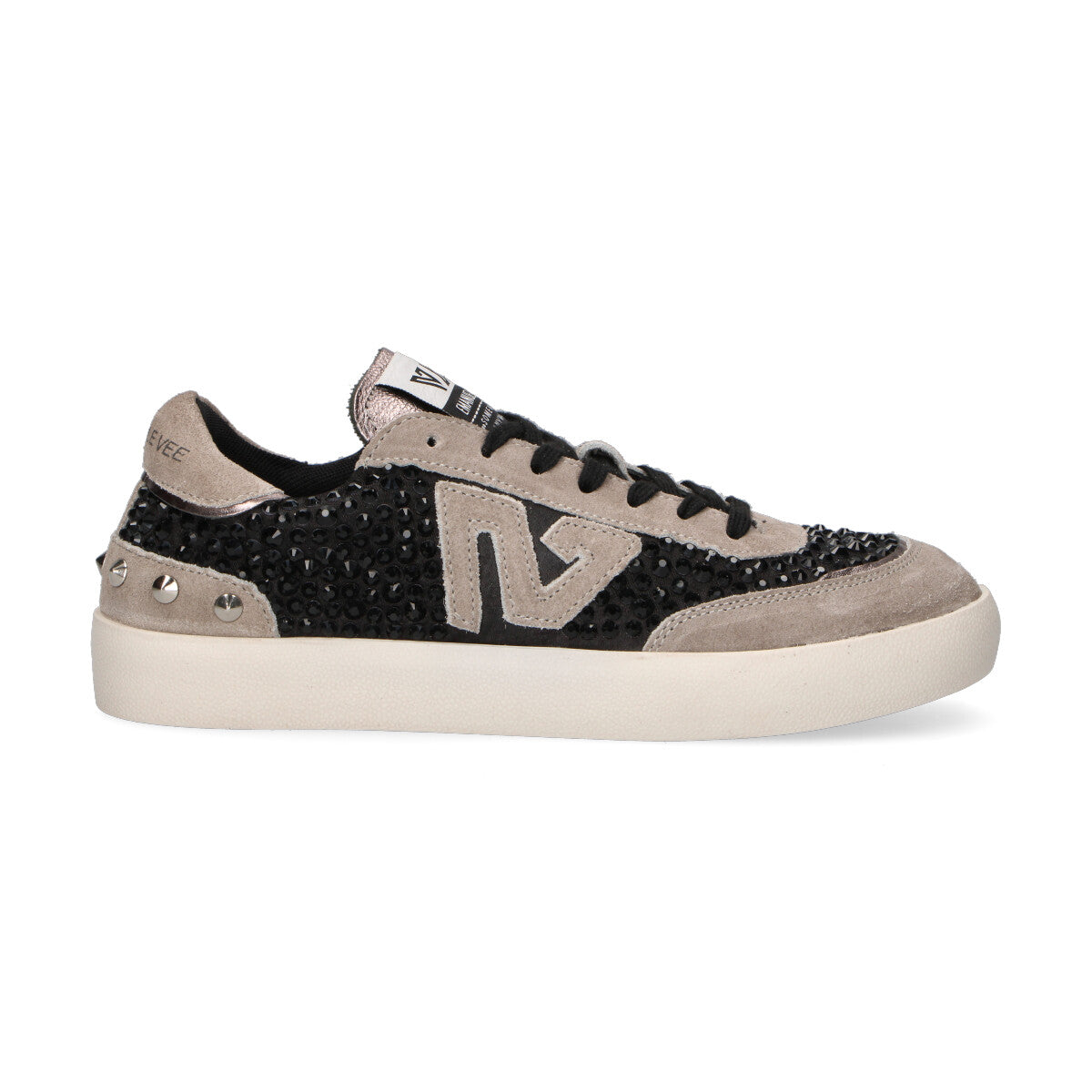 Emanuelle Vee sneaker Olivia strass neri