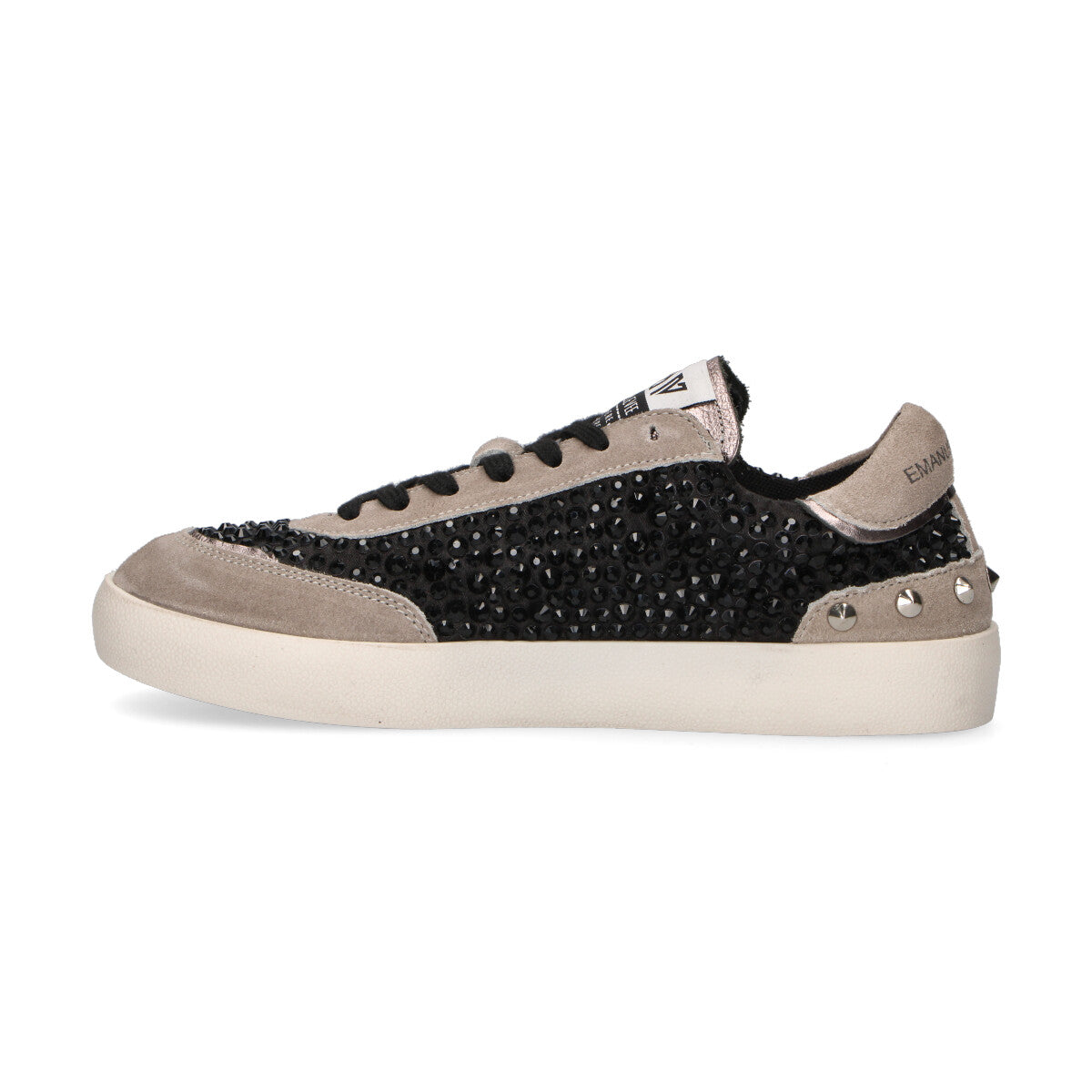 Emanuelle Vee sneaker Olivia strass neri