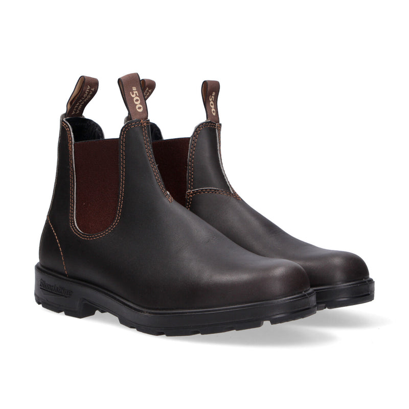 Blundstone boot pelle testa di moro