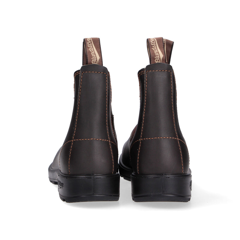 Blundstone boot pelle testa di moro