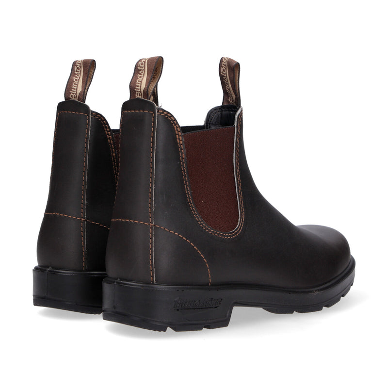 Blundstone boot pelle testa di moro