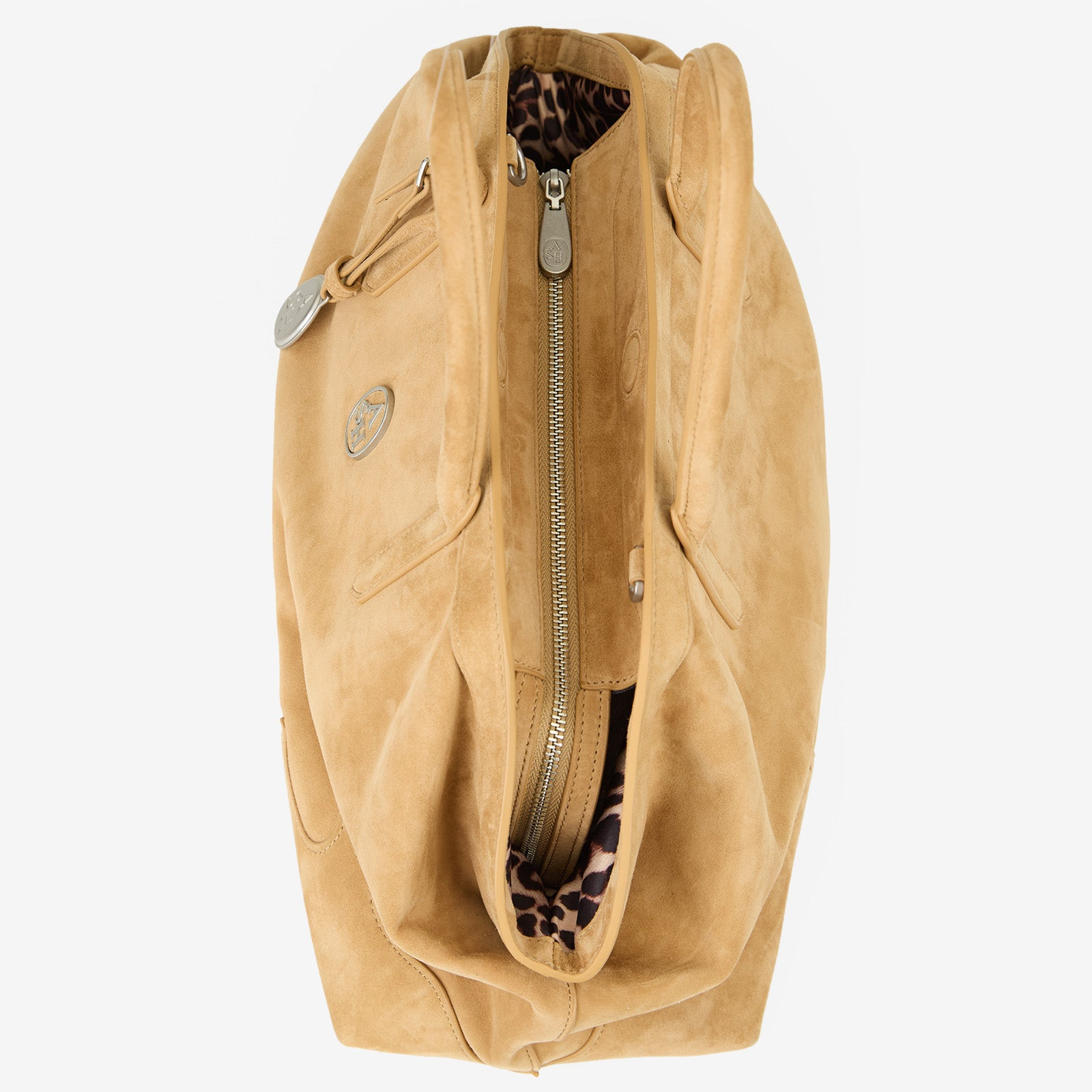 Ash borsa jaquelin texas in camoscio beige