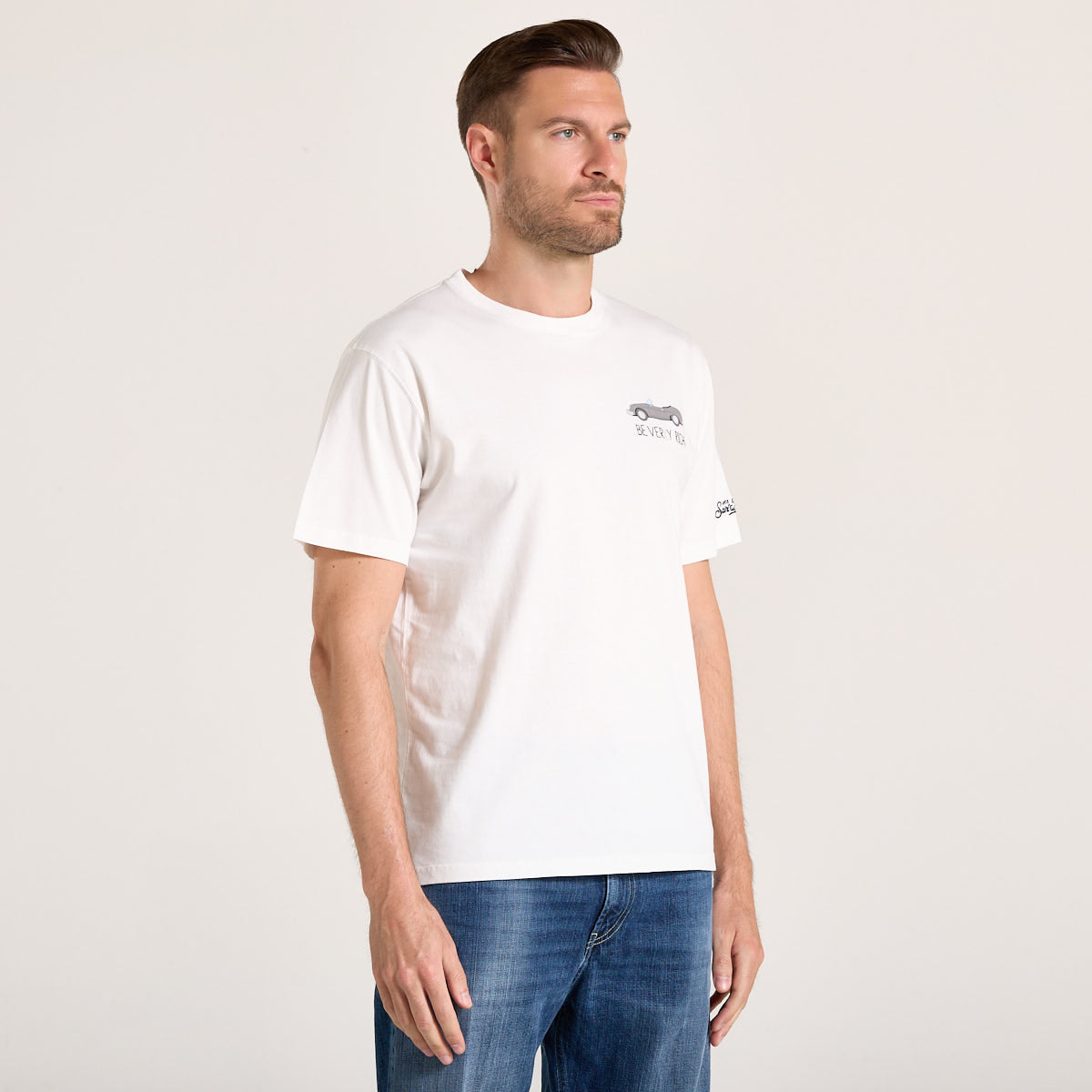 Mc2 Saint Barth t-shirt portofino be very rich bianca