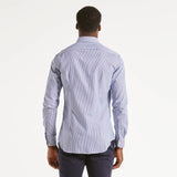 XACUS camicia tailor classic righe bianco e blu