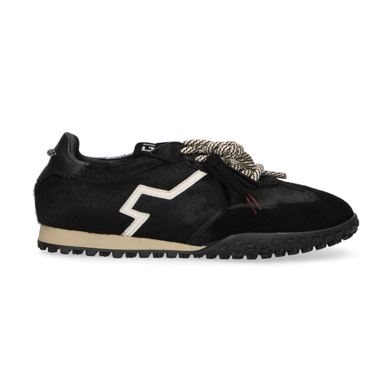 Gio+ sneaker Cielo in cavallino nero