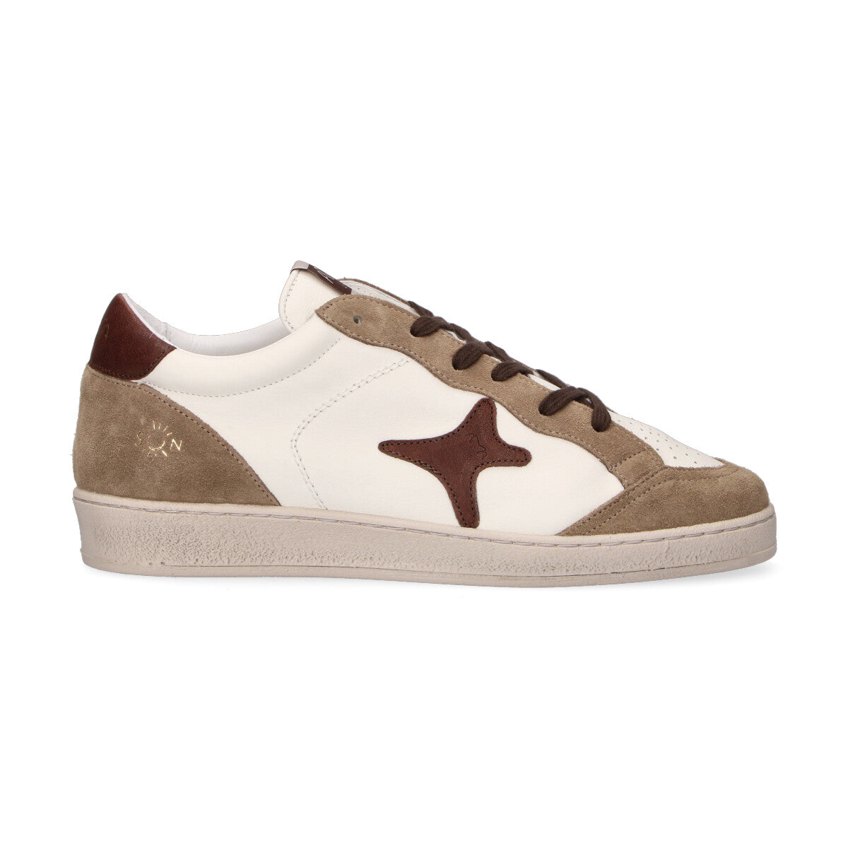 Ama Brand sneaker Sun in pelle bianca