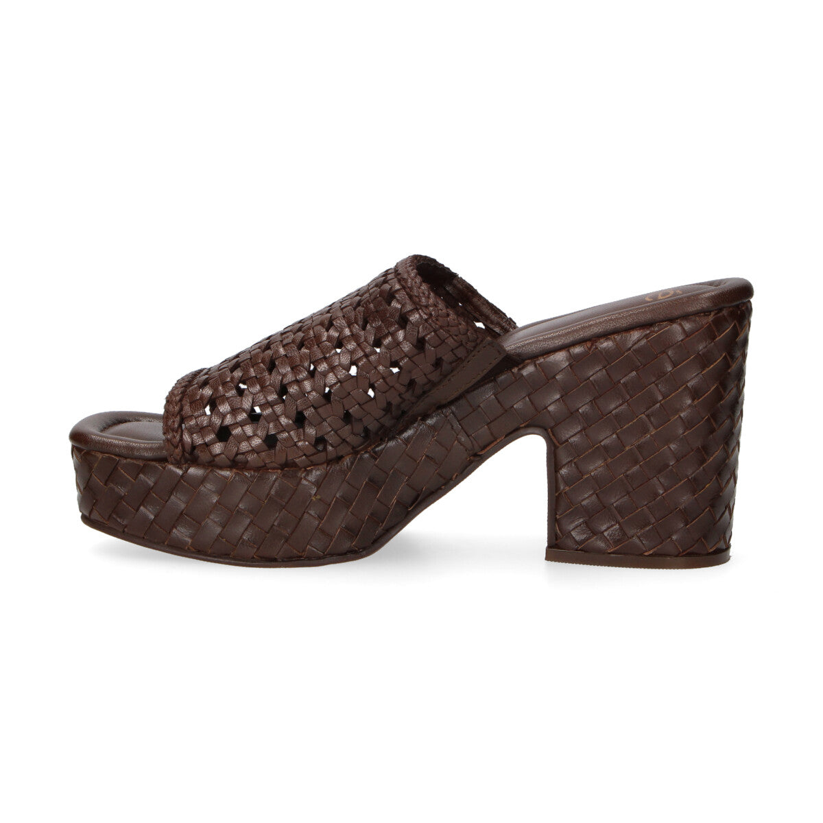 Exè sabot in pelle testa di moro