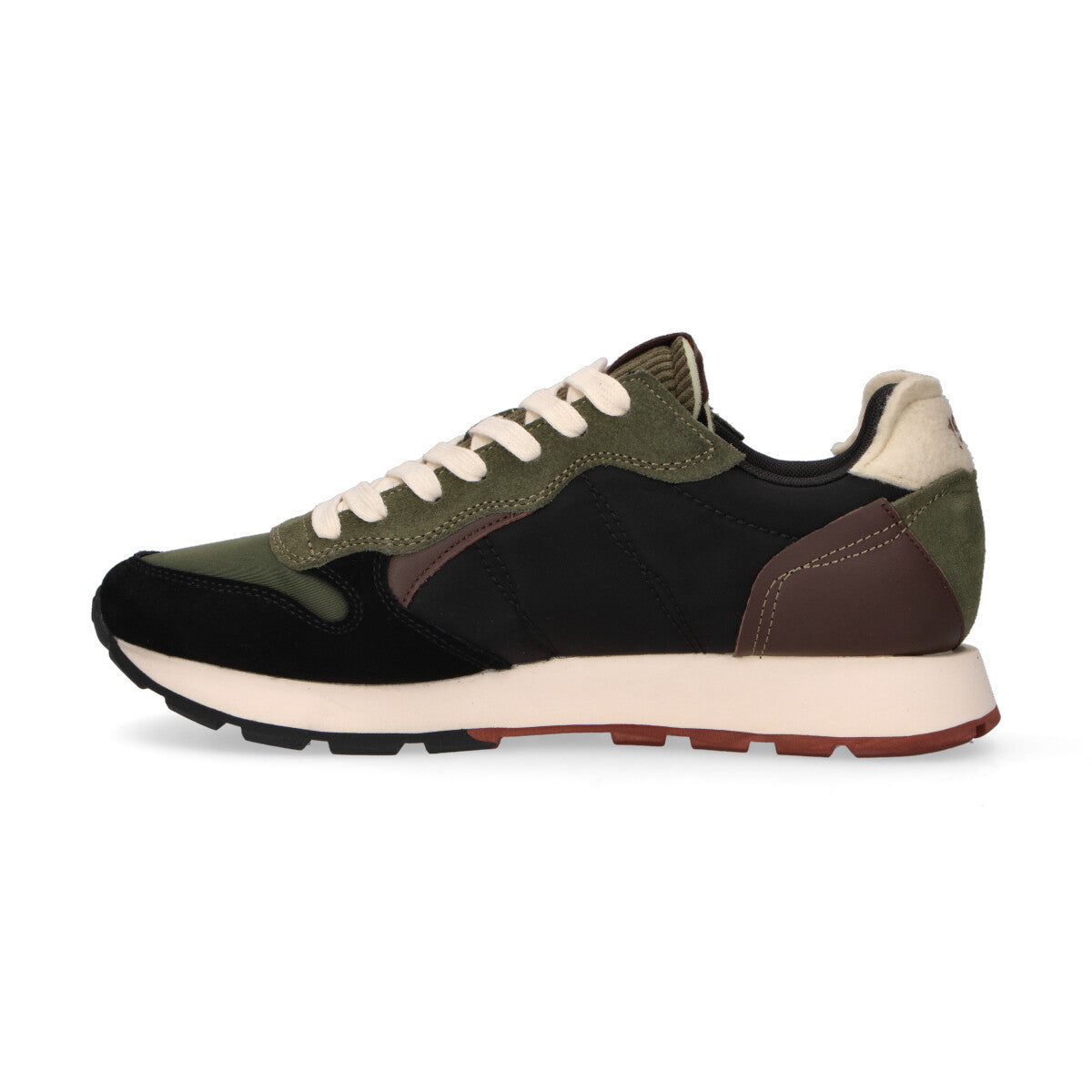 Sun68 sneaker Tom Winter Style in nylon verde e nera