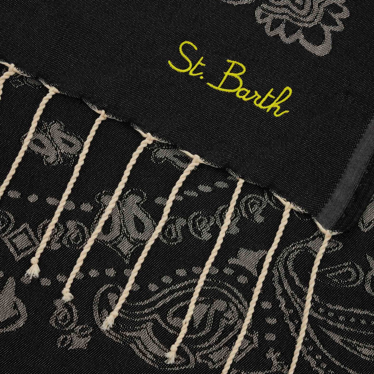 Mc2 Saint Barth telo mare foutas fantasia bandana nero