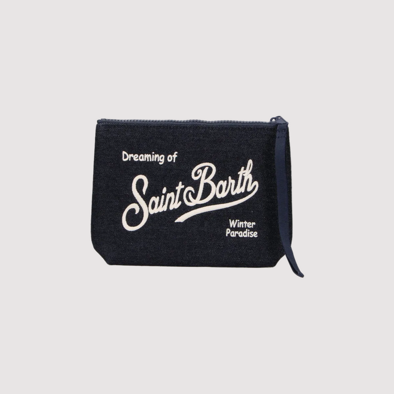 Mc2 Saint Barth pochette Aline in denim blu