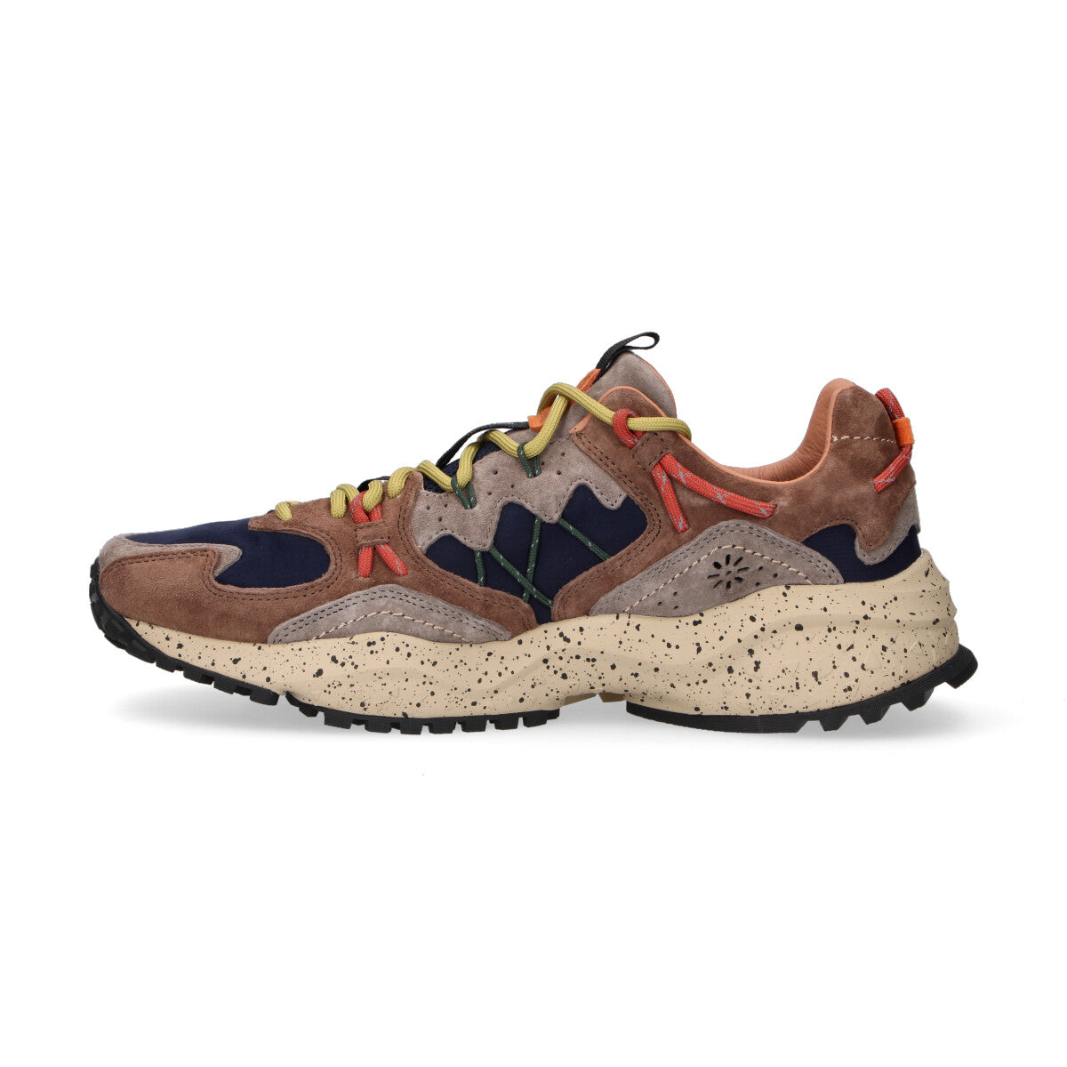 Flower Mountain sneaker Yamabushi in camoscio grigio marrone