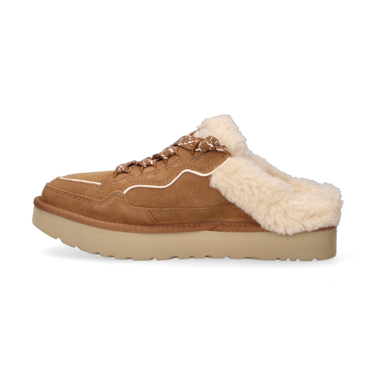 Ugg sneaker Lowmel Mule in camoscio chestnut