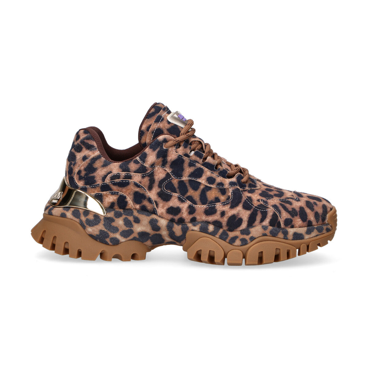 Joia Paris sneaker Claw in camoscio maculato