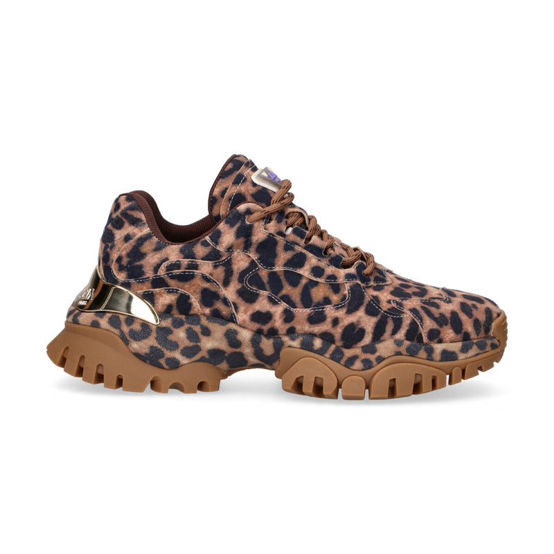 Joia Paris sneaker Claw in camoscio maculato