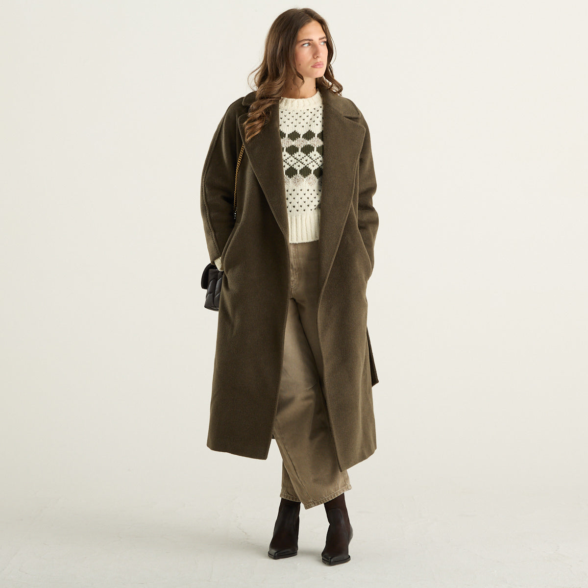 Cappotto Donna Kaki Weekend Max Mara Tempera