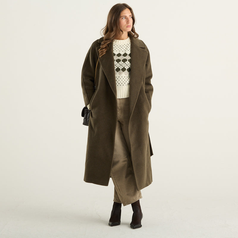 Cappotto Donna Kaki Weekend Max Mara Tempera