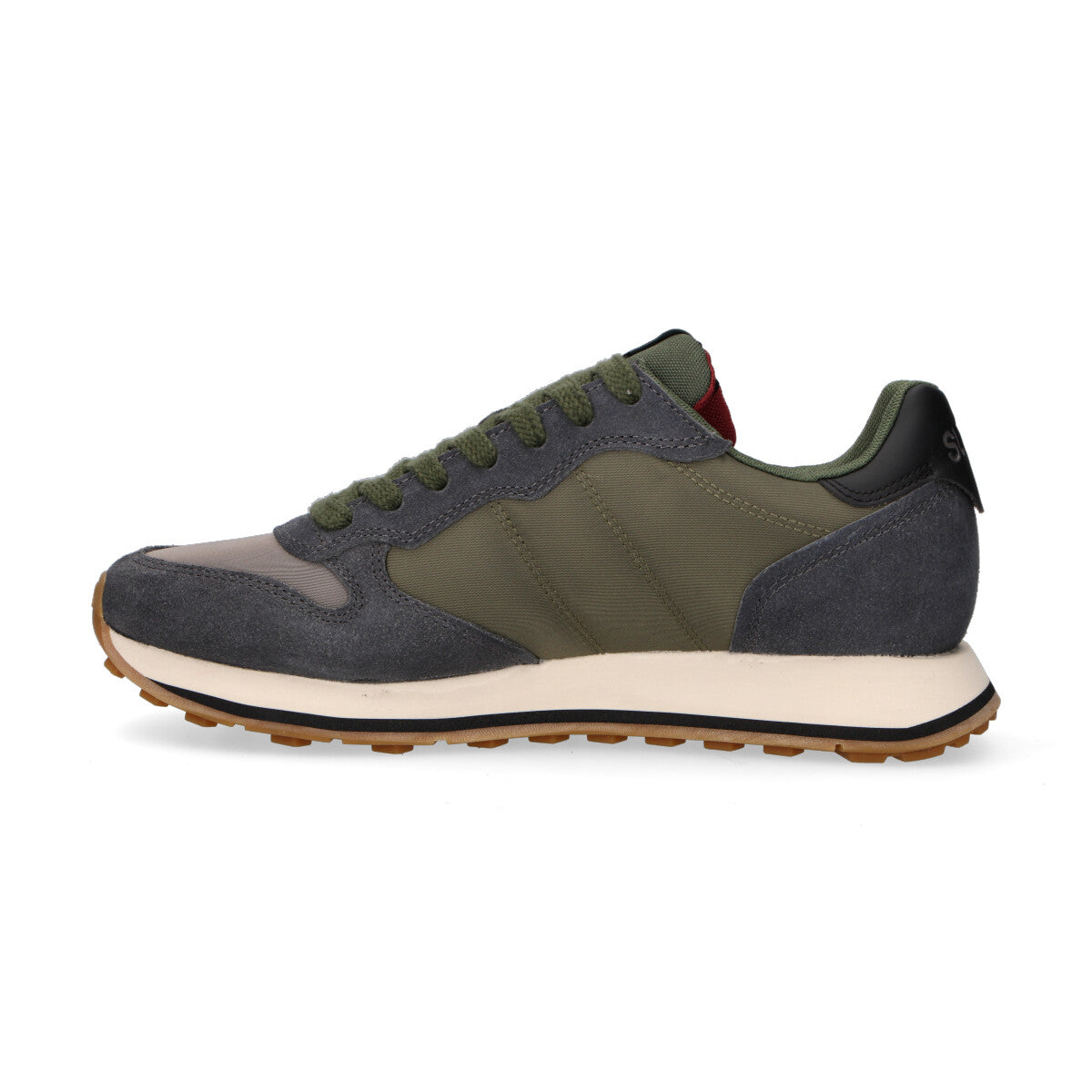 Sun68 sneaker Jaki 2.0 bicolor in camosco grigio