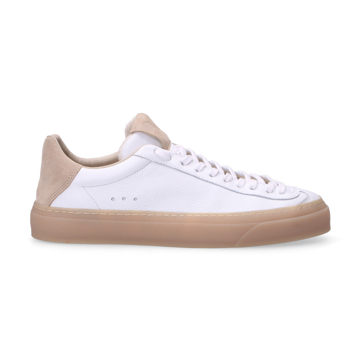 Aqva Alta sneaker Doge in pelle bianca