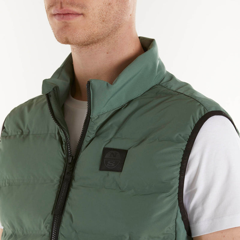 North Sails gilet utility military green