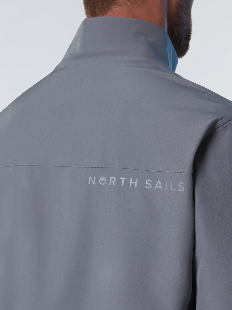 North Sails Giacca Sailor grigio in softshell