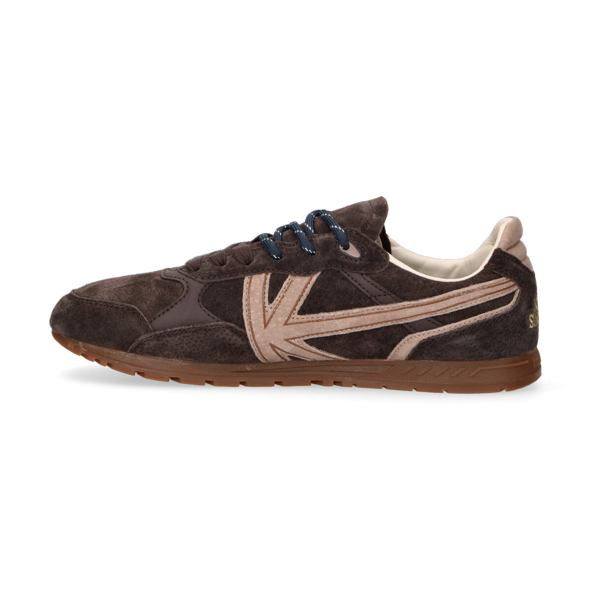 Kaotiko sneaker Seattle in camoscio testa di moro