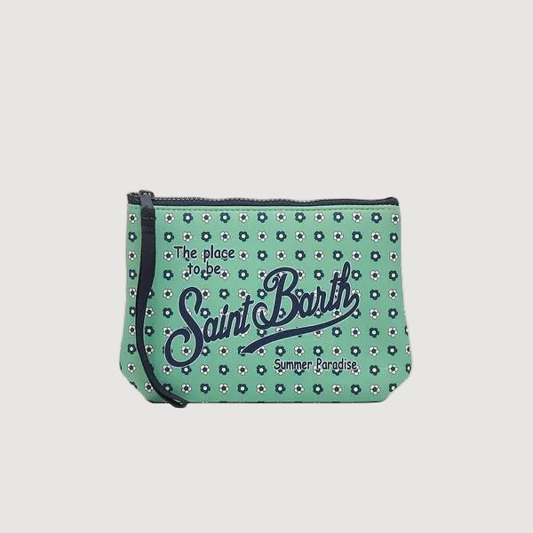 Mc2 Saint Barth pochette Aline meadow tie verde