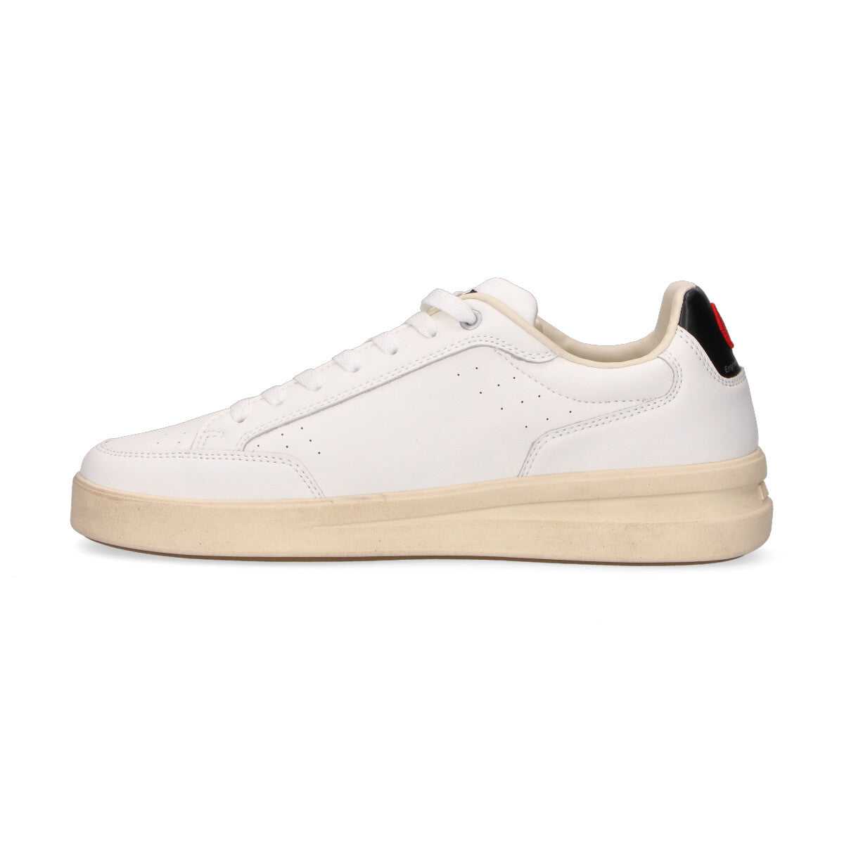 Blauer sneaker Kyoto in pelle bianca