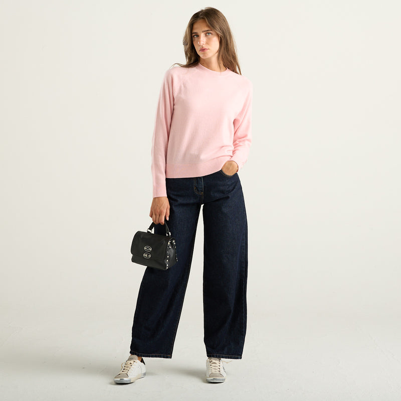 Haveone Jeans Donna Wide Leg Blu Scuro