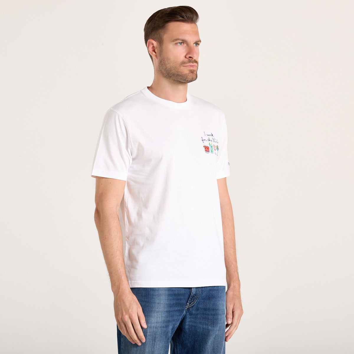 Mc2 Saint Barth t-shirt portofino big four bianca