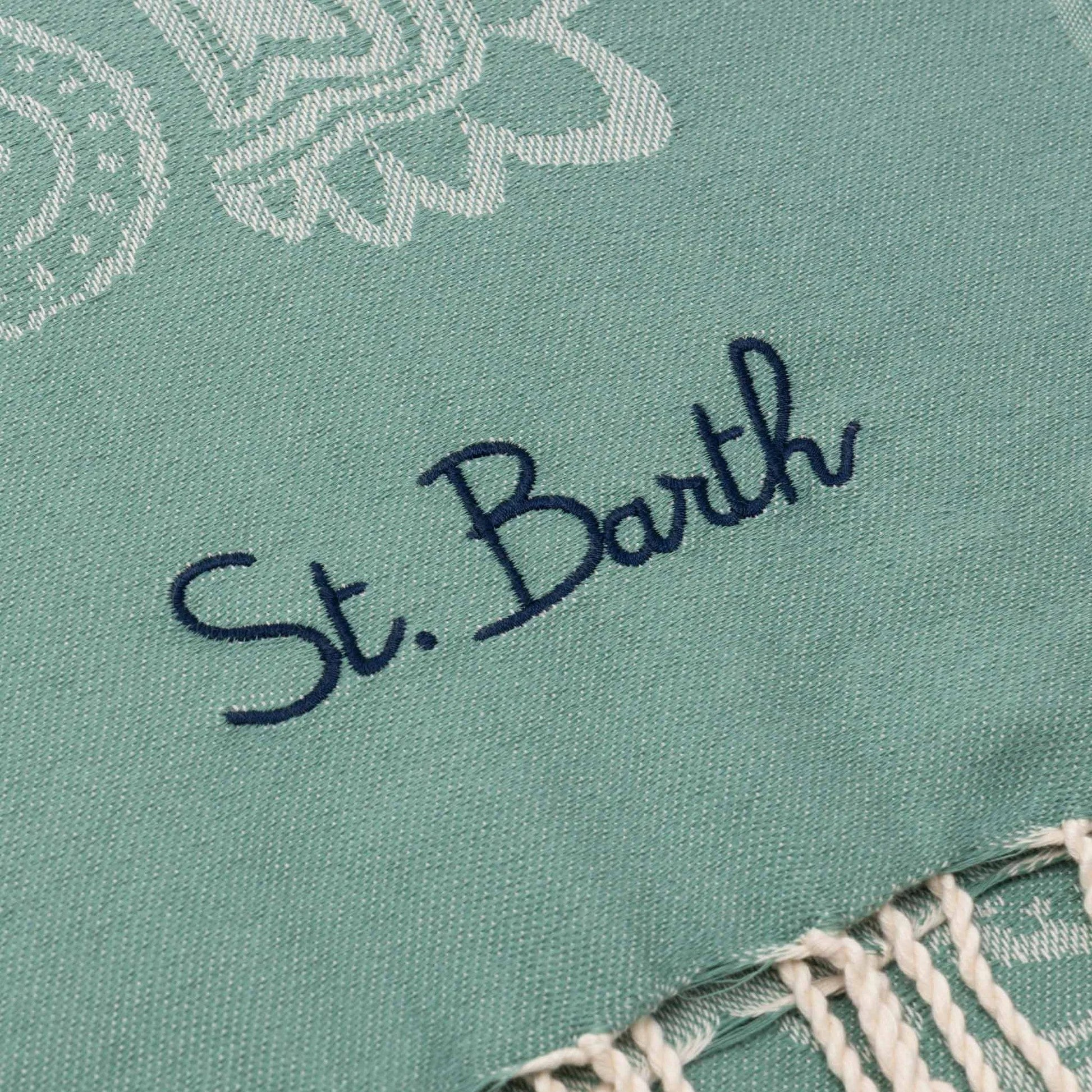 Mc2 Saint Barth telo mare bandana round verde