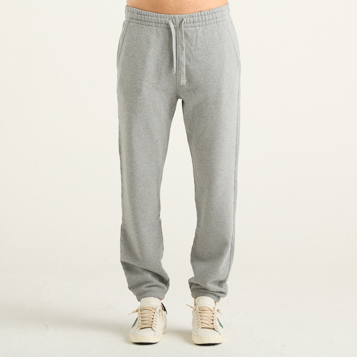 Mc2 Saint Barth pantalone Jogger in cotone grigio melange