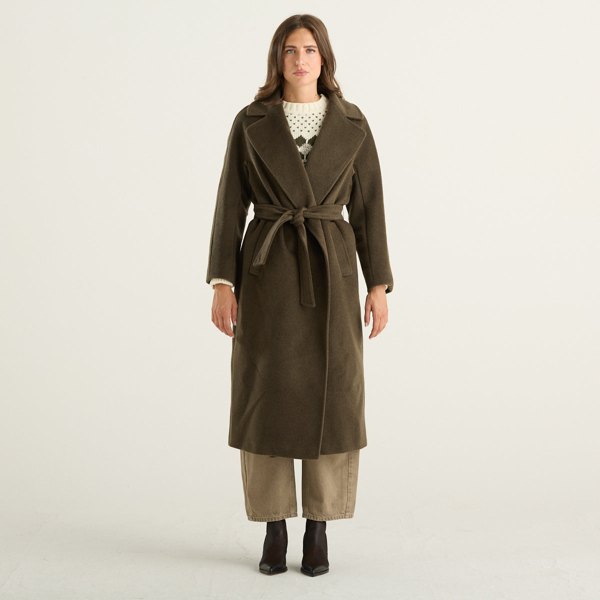 Cappotto Donna Kaki Weekend Max Mara Tempera