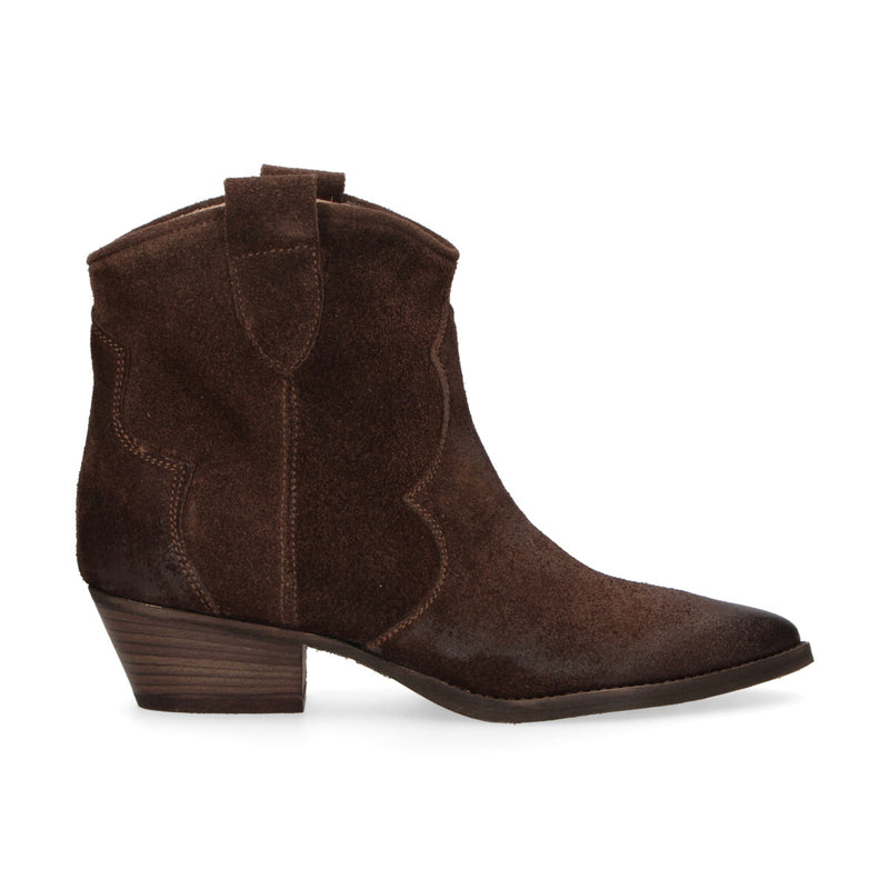 Sophie Marcèl tronchetto texano camoscio tdm