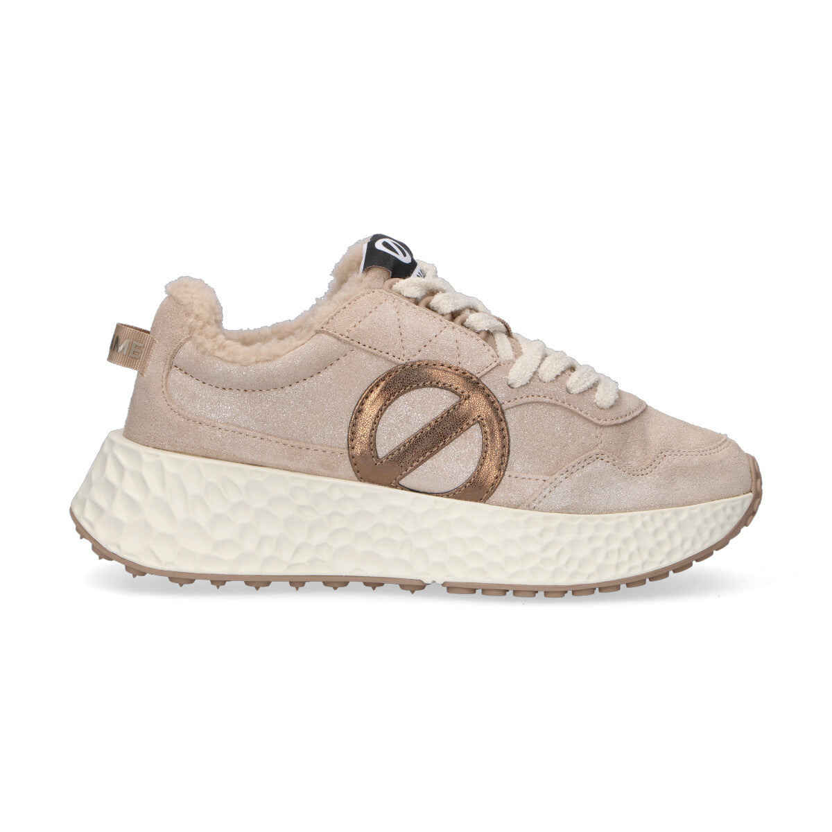 No Name sneaker Carter Jogger in camoscio beige