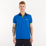 North Sails polo logo tessuto blu elettrico