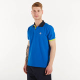 North Sails polo logo tessuto blu elettrico