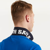 North Sails polo logo tessuto blu elettrico