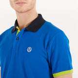 North Sails polo logo tessuto blu elettrico