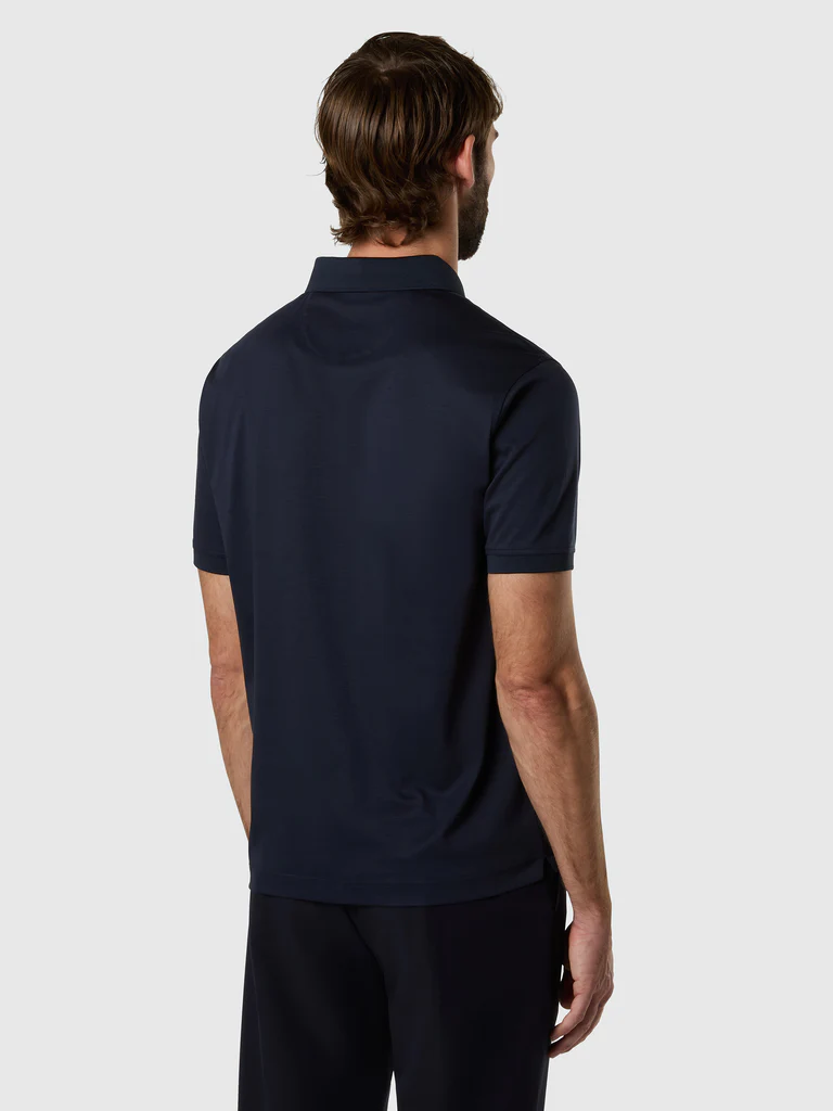 North Sails polo in jersey di modal blu